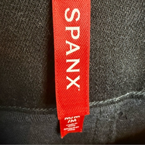 SPANX | Black Skinny Pull-Om High-Rise Jeans | Sz M - Picture 3 of 6